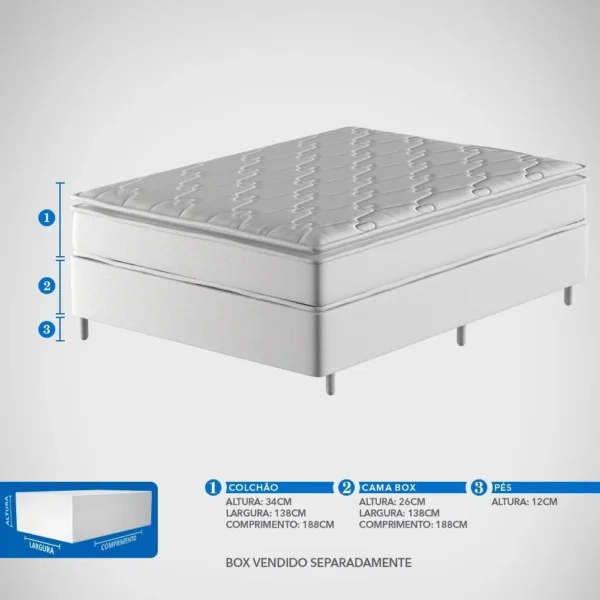 Colchão Casal Probel Robuste - Imagem 9